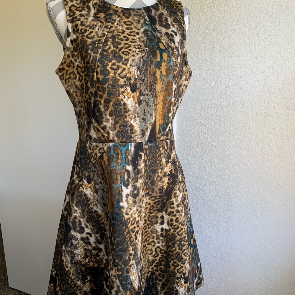 Leopard print Jennifer Lopez dress size 12